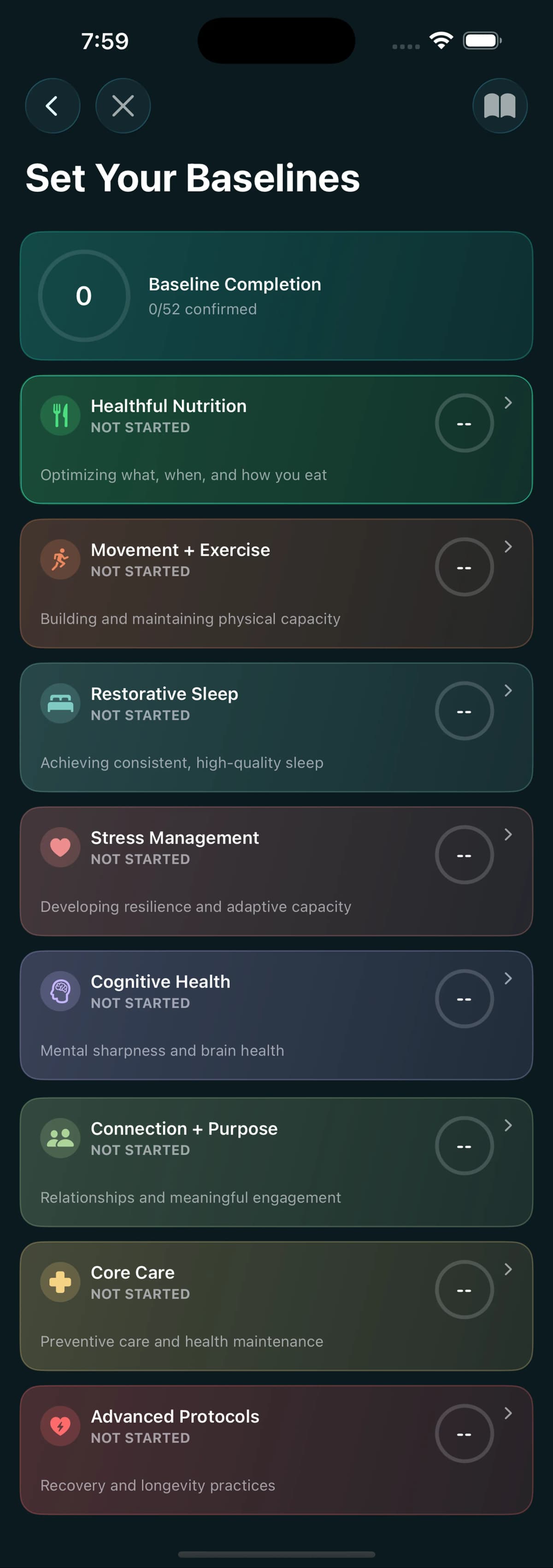 Set Your Baselines — Healthful Nutrition